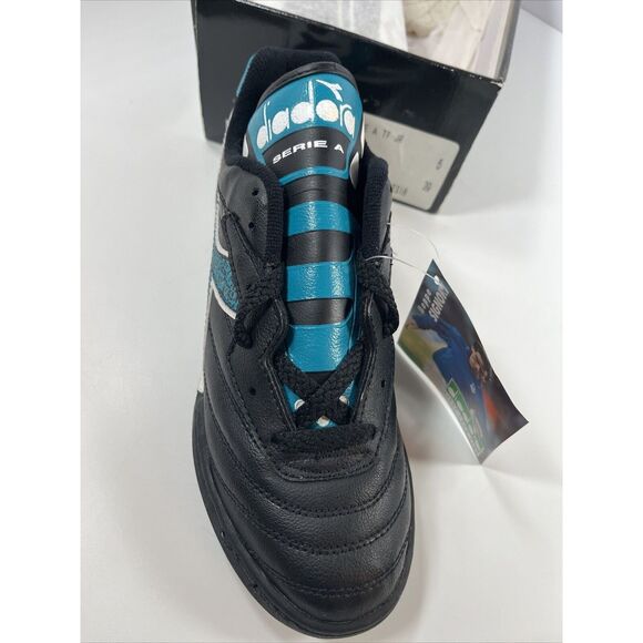 VTG Diadora Serie A Jr Sz 6 Soccer Cleats Shoes Beppe Signori Signature Edition - Picture 4 of 15